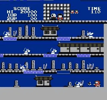 Ninja Jajamaru-kun (World) (Ja) (Virtual Console) screen shot game playing
